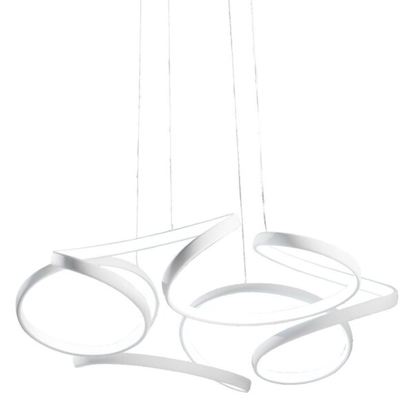 Lampadario led promoingross flower s63 led cct 3420lm dimmerabile dinamica telecomando - Promoingross