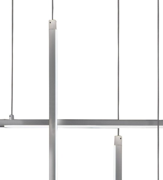 Lampadario led promoingross nood s145 led cct 3446lm dimmerabile telecomando sospensione lampada soffitto ultramoderna - Promoingross