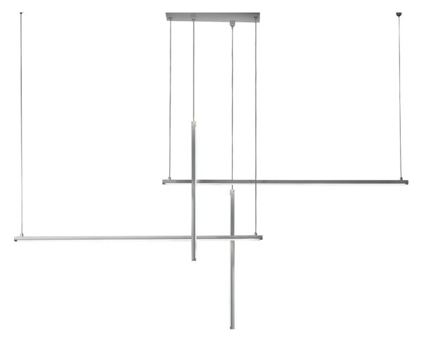 Lampadario led promoingross nood s145 led cct 3446lm dimmerabile telecomando sospensione lampada soffitto ultramoderna - Promoingross