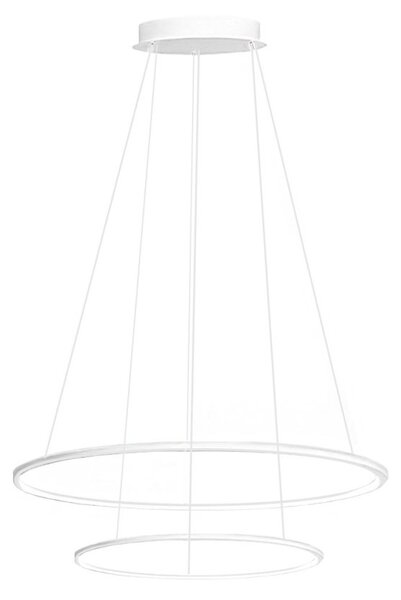 Lampadario moderno gea led erika s2 led alluminio silicone lampada sospensione - Gea Luce