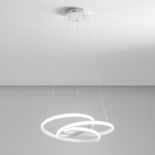 Lampadario moderno gea luce diva ss b led alluminio lampada sospensione - Gea Luce