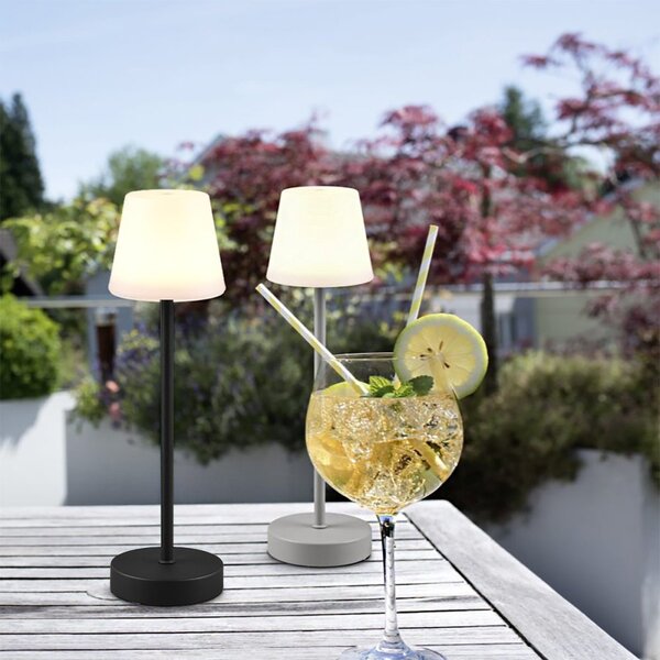 Abat-jour led touch esterno trio lighting martinez r54086132 250lm ip44 lampada tavolo giardino touch - Trio Lighting