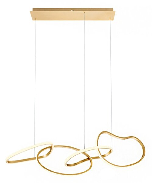 Lampadario led redo group bias 01 3388 3389 3390 led cct alluminio dimmerabile - Redo Group