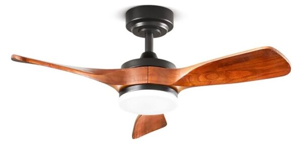 Ventilatore classico perenz sirio 7187 n ct led metallo legno acrilico - Perenz