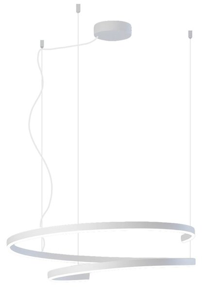 Lampadario led promoingross elix s75 56w 2885lm led dimmerabile bianco dinamico telecomando sospensione monoemissione - Promoingross