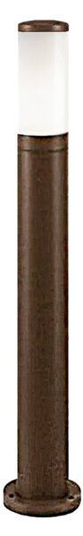 Lampioncino esterno sovil panama 827 36 e27 led ip65 80h alluminio corten lampada terra esterno - Sovil Illuminazione