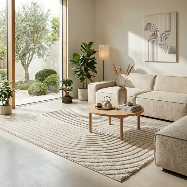 Tappeto beige 120x170 cm Serenity - ESTE
