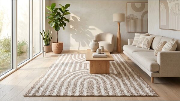 Tappeto beige 120x170 cm Axis - ESTE