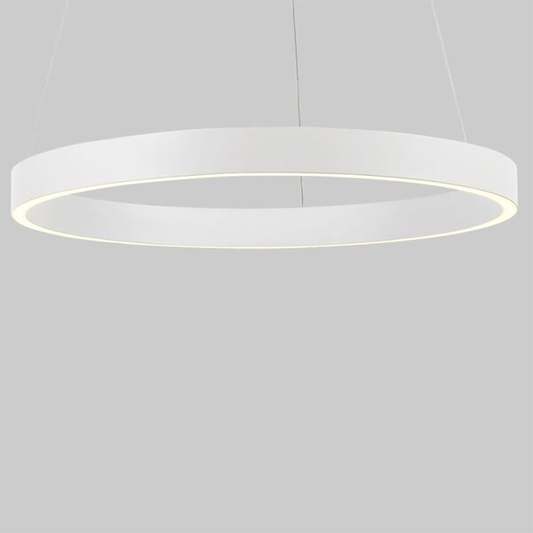 Lampadario led bahia grf16111 60cm 2650lm 3000k bianco lampada soffitto anello moderna monoemissione - Pan International