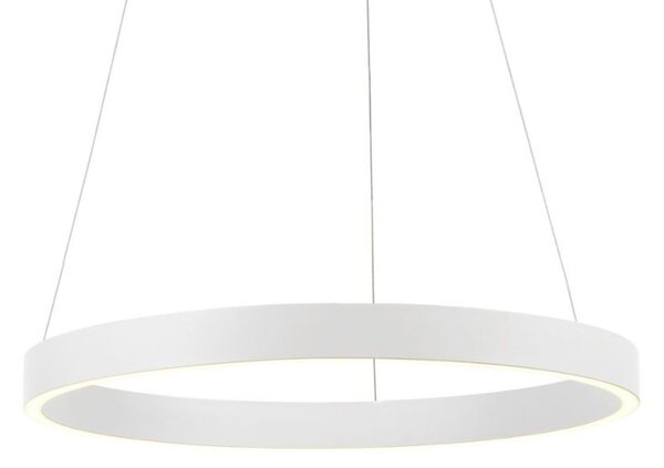 Lampadario led bahia grf16111 60cm 2650lm 3000k bianco lampada soffitto anello moderna monoemissione - Pan International