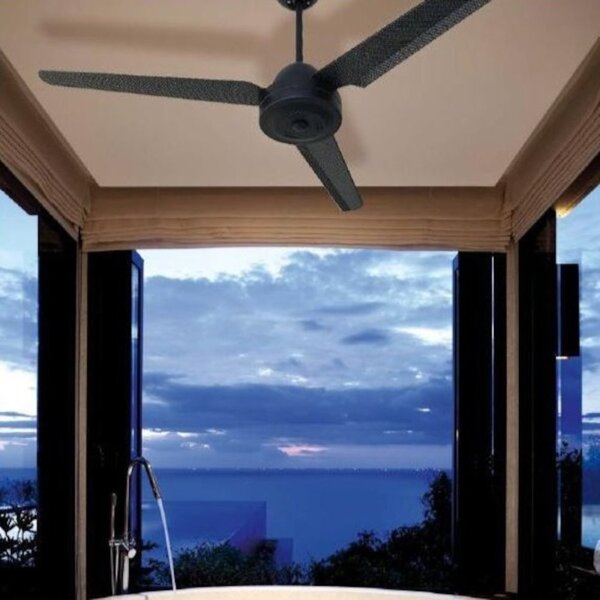 Ventilatore moderno italexport black libellula 5701 senza lucesoffitto - Italexport Srl