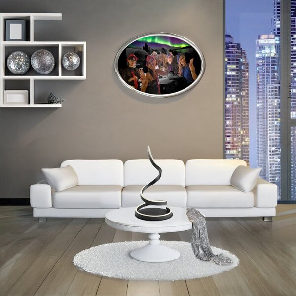 Abat-jour led redo group scroll 01-4278 4280 led cct lampada tavolo moderna dimmerabile - Redo Group