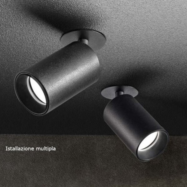 Faretto incasso moderno gea led gfa1391 gu10 led orientabile spot - Gea Led
