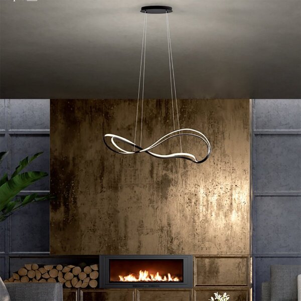 Lampadario led redo group tempest 01-3597 01-3599 4060lm 3000k lampada soffitto sospensione moderna dimmerabile - Redo Group