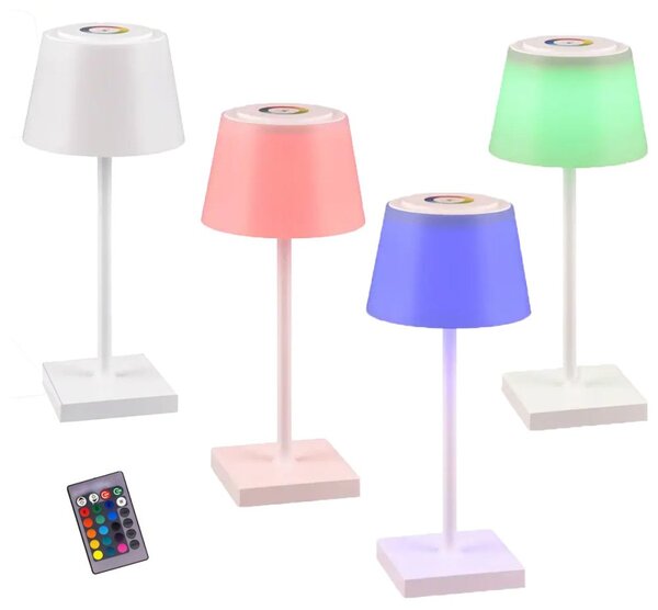 Abat-jour esterno trio lighting sanchez r54126131 ip44 rgb led 450lm bianco lampada tavolo giardino pub ristoranti - Trio Lighting