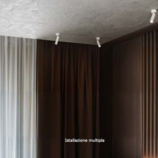 Plafoniera moderna gea led gfa1460h led orientabile alluminio lampada soffitto - Gea Led