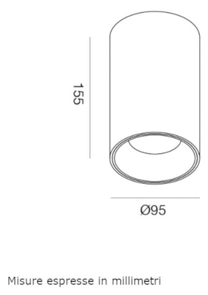 Faretto moderno gea led gfa1503 led spot lampada soffitto - Gea Led