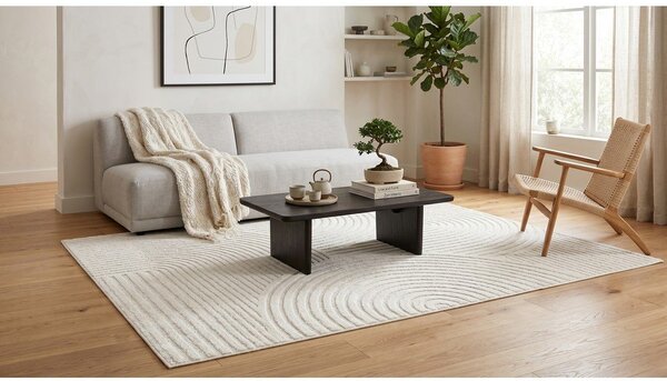 Tappeto crema 120x170 cm Whirl - ESTE