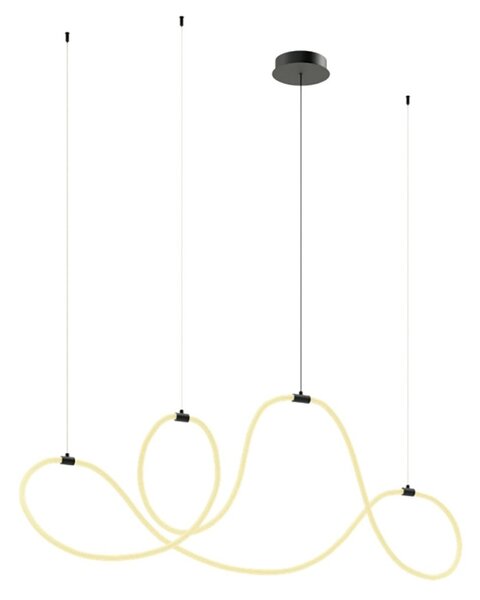 Lampadario led redo group henk 01-3557 sand black 2700lm dimmerabile lampada soffitto ultramoderna - Redo Group
