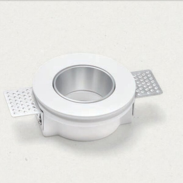 Faretto incasso sforzin illuminazione thessaly raso t410 gu10 led moderno spot cartongesso - Sforzin Illuminazione