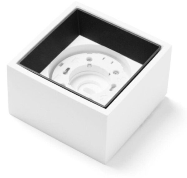 Plafoniera gesso sforzin illuminazione nasso quadrata t426 gx53 led alluminio soffitto - Sforzin Illuminazione