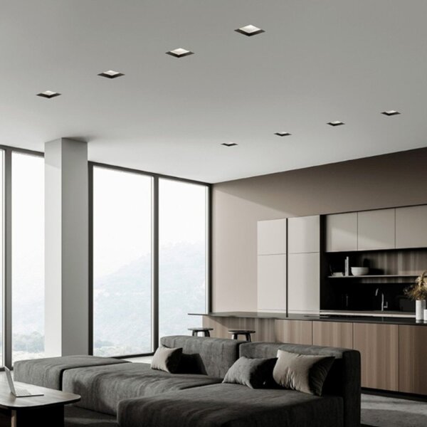 Faretto incasso sforzin illuminazione filiatra' t382 gx53 led soffitto cartongesso - Sforzin Illuminazione