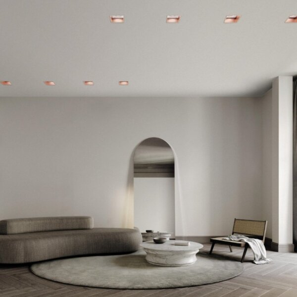 Faretto incasso sforzin illuminazione elis raso t416 gu10 led classico spot cartongesso - Sforzin Illuminazione