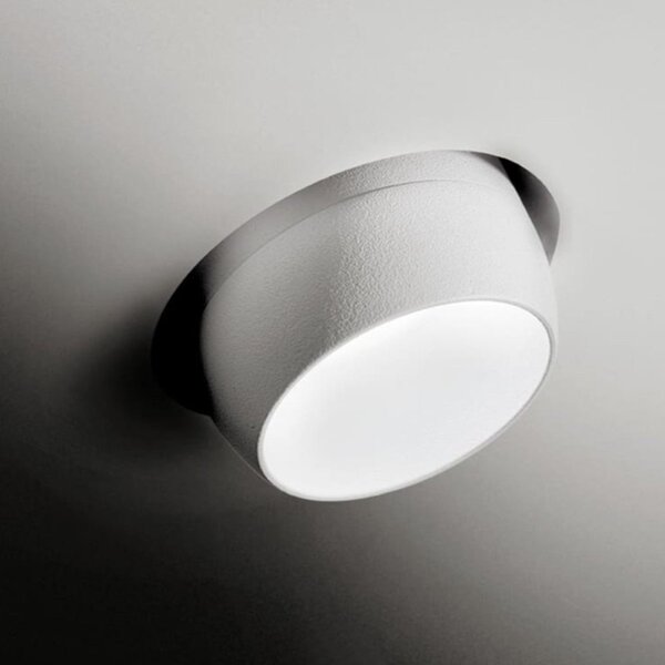 Faretto incasso orientabile sforzin illuminazione lelanto t412 gu10 led ip20 gesso - Sforzin Illuminazione