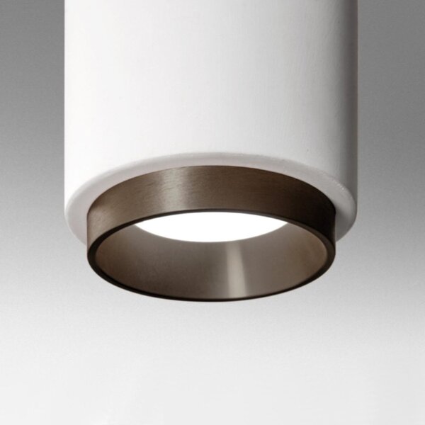 Plafoniera gesso sforzin illuminazione propilei t488 gu10 led anelli colorati - Sforzin Illuminazione