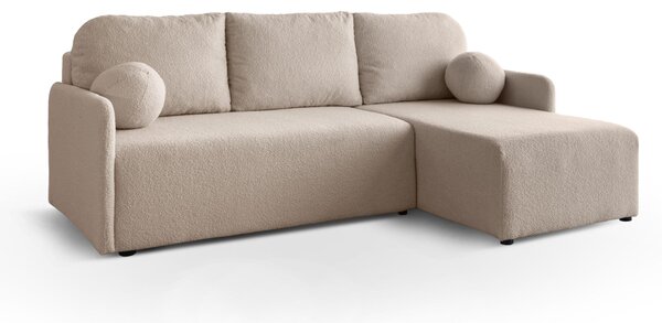 Divano angolare CUDDLE con funzione letto e rete, Quelle 05