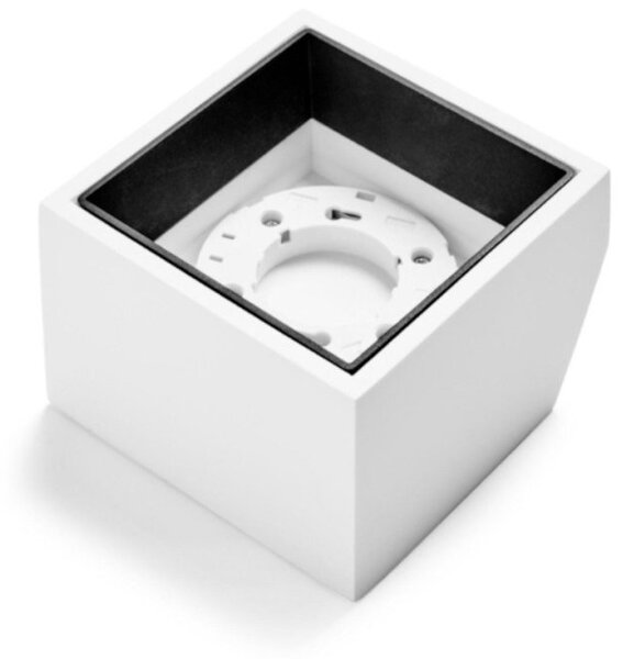 Applique gesso sforzin illuminazione nasso quadrata t434 gx53 led monoemissione alluminio parete - Sforzin Illuminazione
