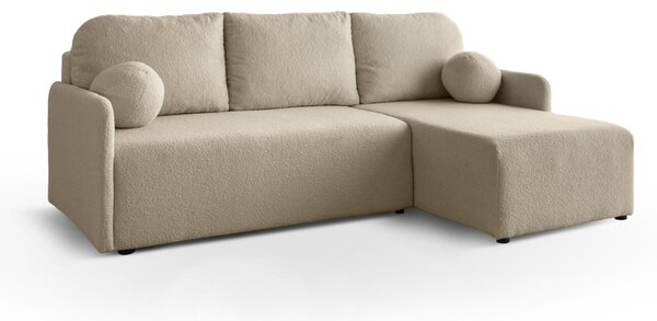 Divano ad angolo CUDDLE con funzione letto e contenitore, Quelle 16