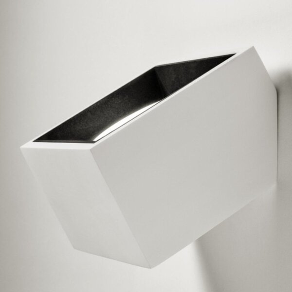 Applique gesso sforzin illuminazione nasso quadrata t434 gx53 led monoemissione alluminio parete - Sforzin Illuminazione