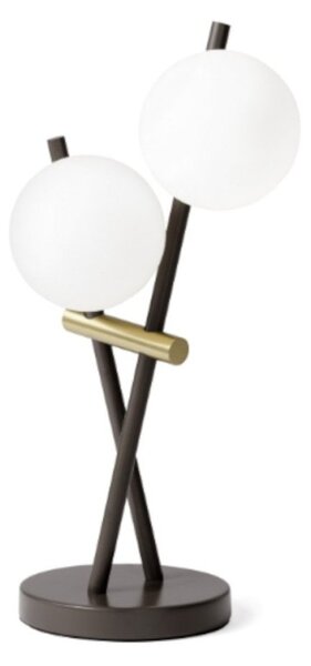 Abat-jour moderna miloox kika 1744 333 g9 led dimmerabile metallo vetro - Miloox
