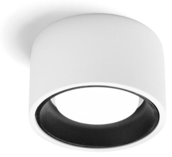 Plafoniera gesso sforzin illuminazione nasso tonda t422 gx53 led alluminio soffitto - Sforzin Illuminazione
