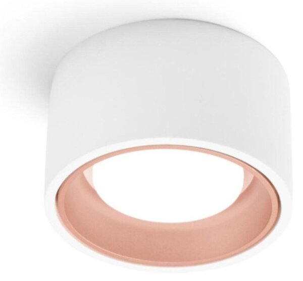 Plafoniera gesso sforzin illuminazione nasso tonda t425 gx53 led alluminio soffitto - Sforzin Illuminazione