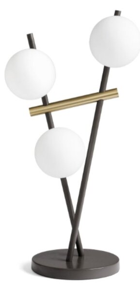 Abat-jour moderna miloox kika 1744 334 g9 led dimmerabile metallo vetro - Miloox