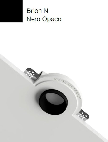 Faretto incasso lampadari bartalini noirb gu10 led gesso metallo - Lampadari Bartalini Gesso