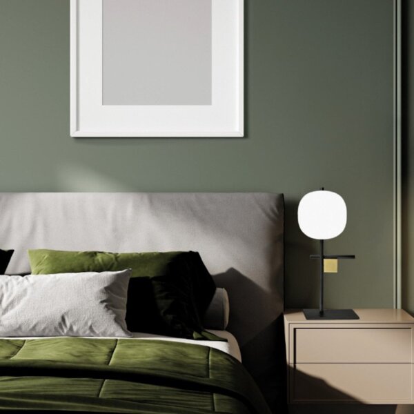 Abat-jour moderna miloox lingotto 1744 349 g9 led dimmerabile metallo vetro - Miloox