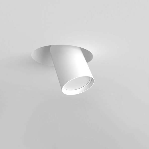Faretto incasso lampadari bartalini esirnus gu10 led orientabile gesso metallo - Lampadari Bartalini Gesso