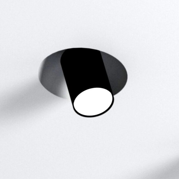 Faretto incasso lampadari bartalini esirnus gu10 led orientabile gesso metallo - Lampadari Bartalini Gesso