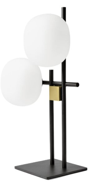 Abat-jour moderna miloox lingotto 1744 350 g9 led dimmerabile metallo vetro - Miloox