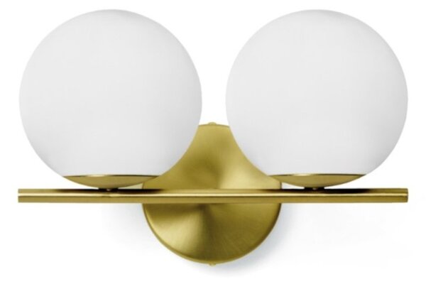 Applique classica miloox jugen 1744 73 e27 led metallo vetro - Miloox
