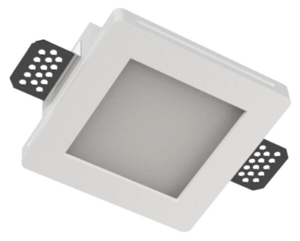 Faretto incasso lampadari bartalini asor slim c13 gu10 led gesso plexiglas verniciabile - Lampadari Bartalini Gesso