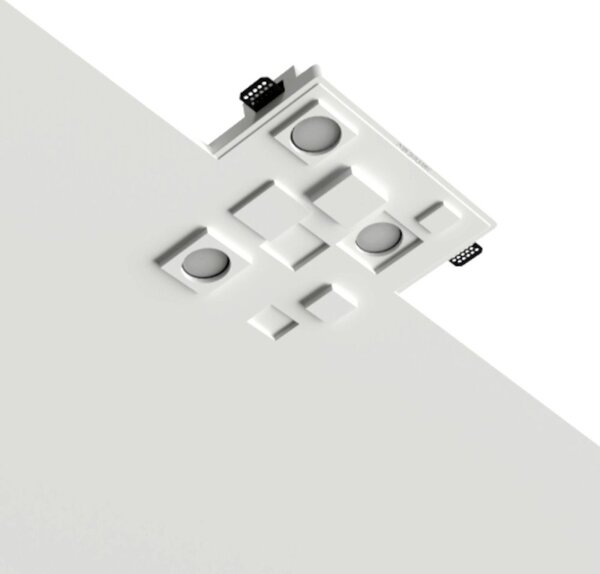 Faretto incasso lampadari bartalini ognir fp45 gu10 led gesso verniciabile - Lampadari Bartalini Gesso