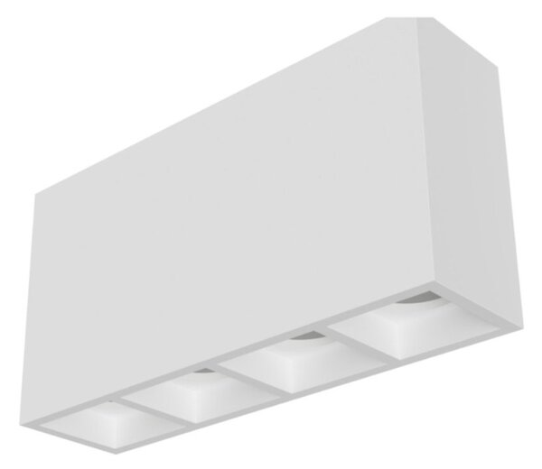 Plafoniera gesso lampadari bartalini aenil t4 gu10 led verniciabile moderno - Lampadari Bartalini Gesso
