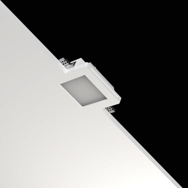 Faretto incasso lampadari bartalini asor slim c13 gu10 led gesso plexiglas verniciabile - Lampadari Bartalini Gesso