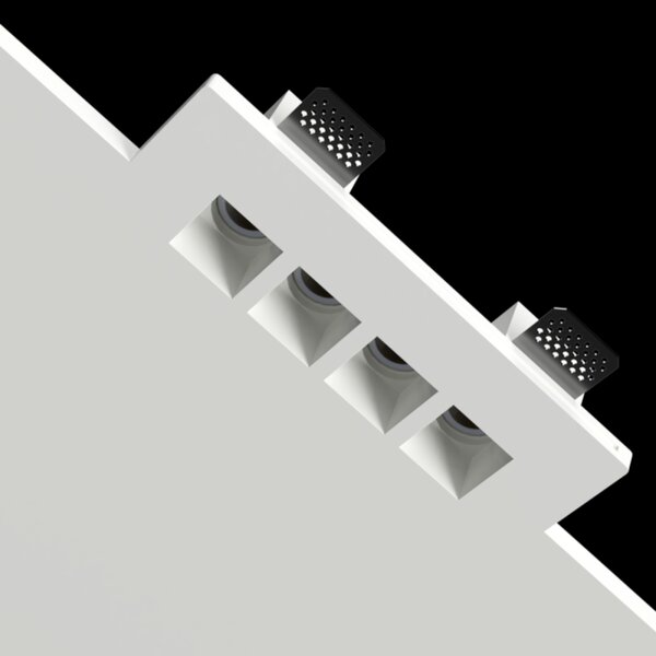 Faretto incasso lampadari bartalini oretalirdauq gu10 led gesso verniciabile - Lampadari Bartalini Gesso