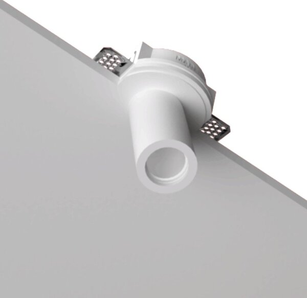 Faretto incasso lampadari bartalini inatalp ts10 gu10 led inclinato gesso verniciabile - Lampadari Bartalini Gesso