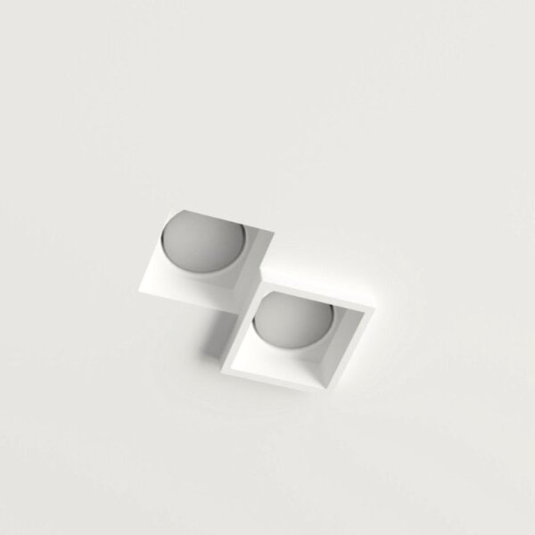Faretto incasso lampadari bartalini obuc 2 fp42 gx53 led gesso verniciabile - Lampadari Bartalini Gesso
